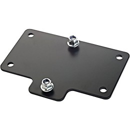 K&M 24357 Speaker Adapter Panel 4 Black
