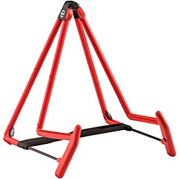 K&M 17580 Heli 2 Acoustic Guitar Stand - Red Red