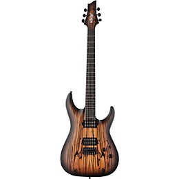 Schecter Guitar Research C-1 Pale Moon Electric Guitar - Natural Satin with Black Burst