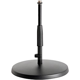 K&M 23320 Low Table Microphone Stand with Heavy Base - Black