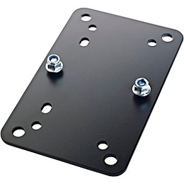 K&M 24354 Speaker Adapter Panel 2 Black