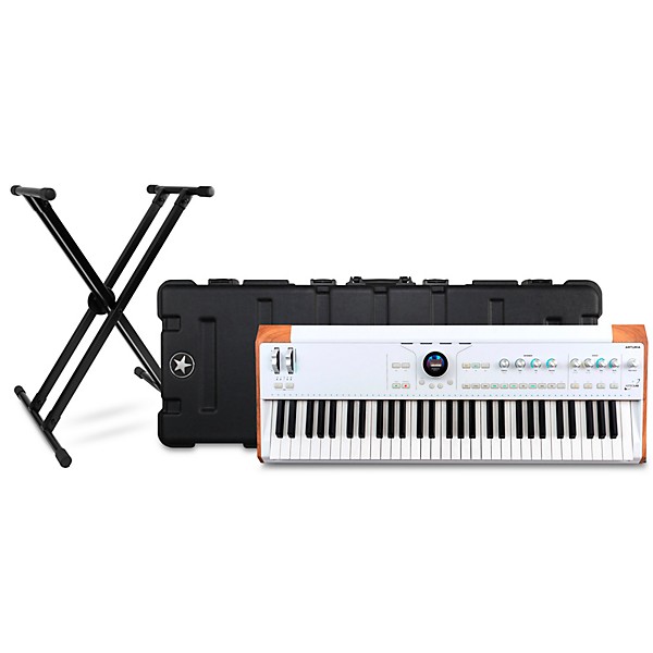 Arturia AstroLab Stage Keyboard With Roadrunner Jetway Hardshell Flight Case (PL4KD Keyboard Stand Included) 88 Key Package