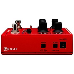 Keeley Electronics Red Nectar Overdrive and Compressor Dual Effects Pedal Red