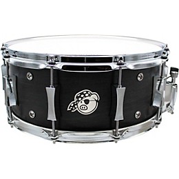 Pork Pie USA Custom Vented Snare Drum - 14 x 6 in. Raven Black