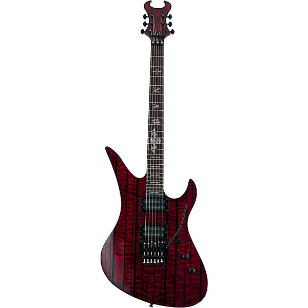 Schecter Guitar Research Synyster Gates Standard Plus Electric Guitar - Transparent Deep Red