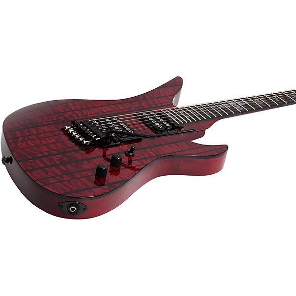 Schecter Guitar Research Synyster Gates Standard Plus Electric Guitar - Transparent Deep Red