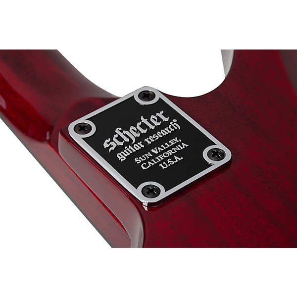 Schecter Guitar Research Synyster Gates Standard Plus Electric Guitar - Transparent Deep Red