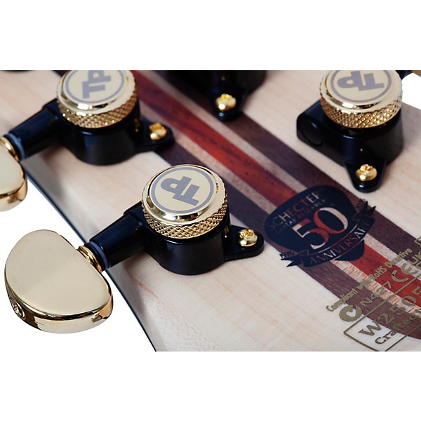 Schecter Guitar Research C-1 50th Anniversary Electric Guitar - 50th Gold Burst