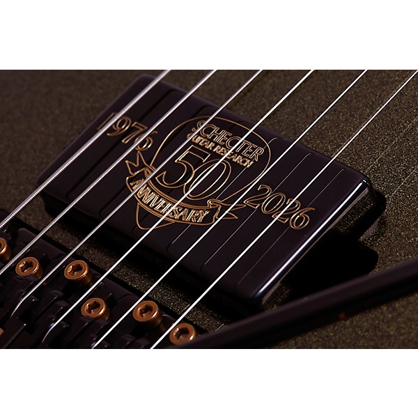 Schecter Guitar Research C-1 FR-S 50th Anniversary Electric Guitar - 50th Gold Burst