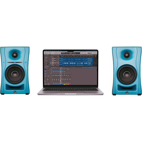 Kali Audio LP-UNF 4.5" 2-Way Powered Speaker Pair With Bluetooth - Blue