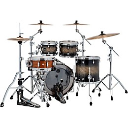 Mapex Saturn VI Fusion 4-Piece Shell Pack with 20" Bass Drum Black Ink Burst