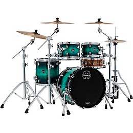 Mapex Saturn VI Fusion 4-Piece Shell Pack with 20" Bass Drum Marine Teal Burst