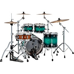 Mapex Saturn VI Fusion 4-Piece Shell Pack with 20" Bass Drum Marine Teal Burst