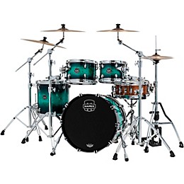 Mapex Saturn VI Fusion 4-Piece Shell Pack with 20" Bass Drum Marine Teal Burst