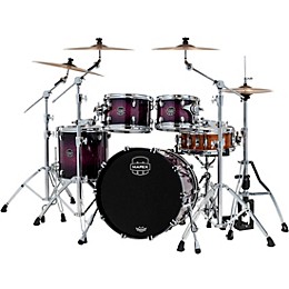 Mapex Saturn VI Fusion 4-Piece Shell Pack with 20" Bass Drum Royal Purple Burst