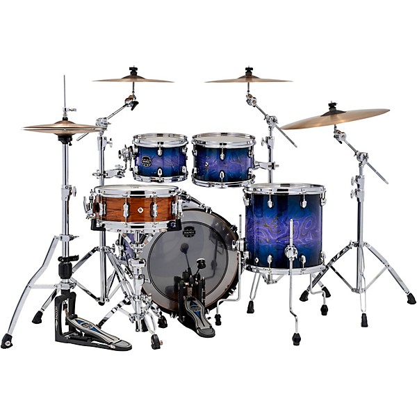 Mapex Saturn VI Fusion 4-Piece Shell Pack with 20" Bass Drum Cobalt Burst