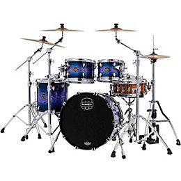 Mapex Saturn VI Fusion 4-Piece Shell Pack with 20" Bass Drum Cobalt Burst