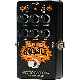 Electro-Harmonix Bender Royale Germanium Fuzz Effects Pedal - Black
