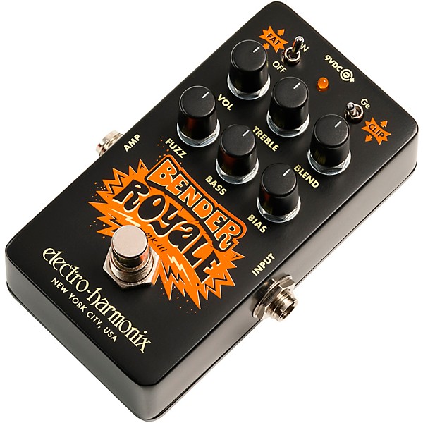 Electro-Harmonix Bender Royale Germanium Fuzz Effects Pedal - Black