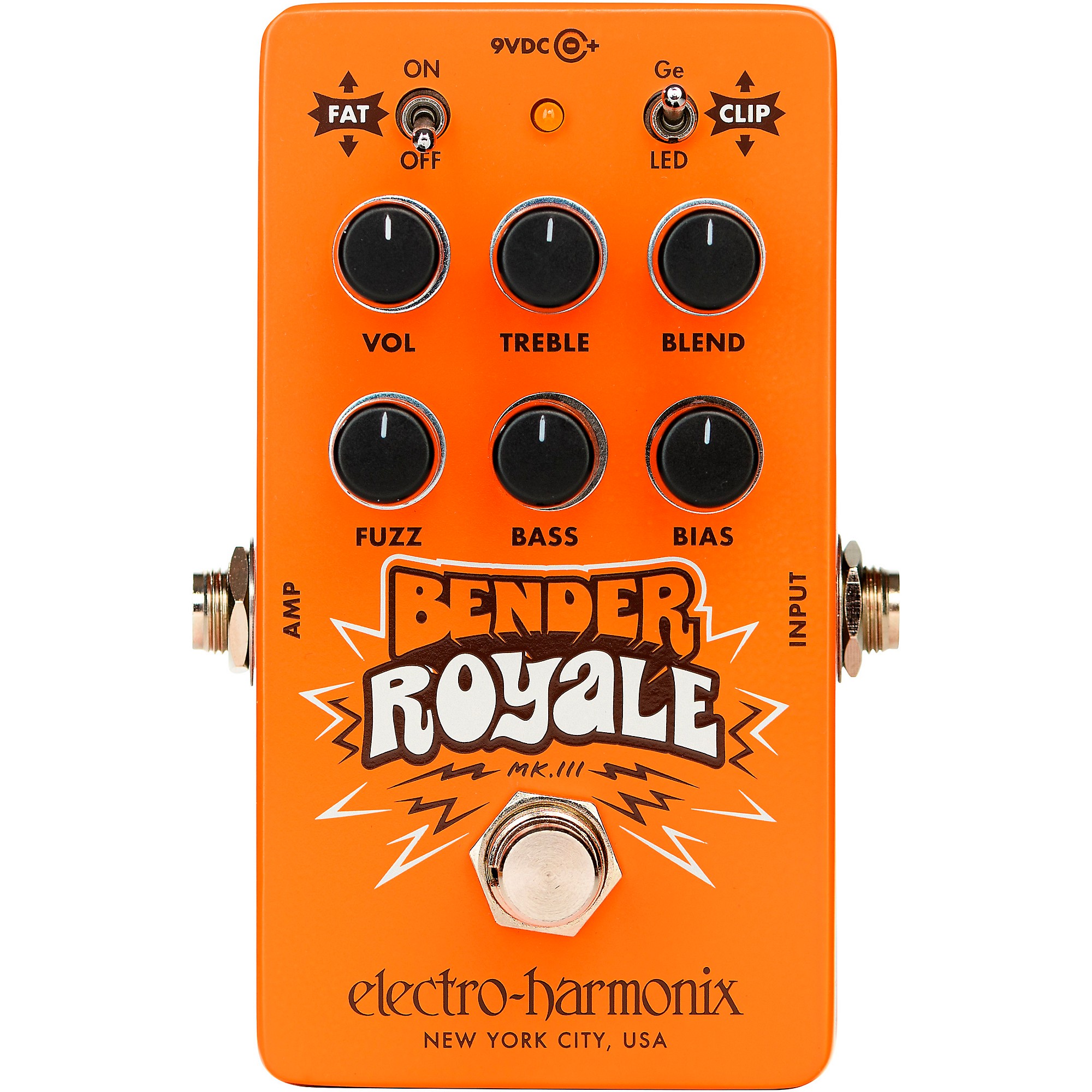 Electro-Harmonix Bender Royale Germanium Fuzz Effects Pedal
