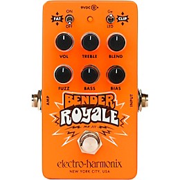 Electro-Harmonix Bender Royale Germanium Fuzz Effects Pedal - Orange
