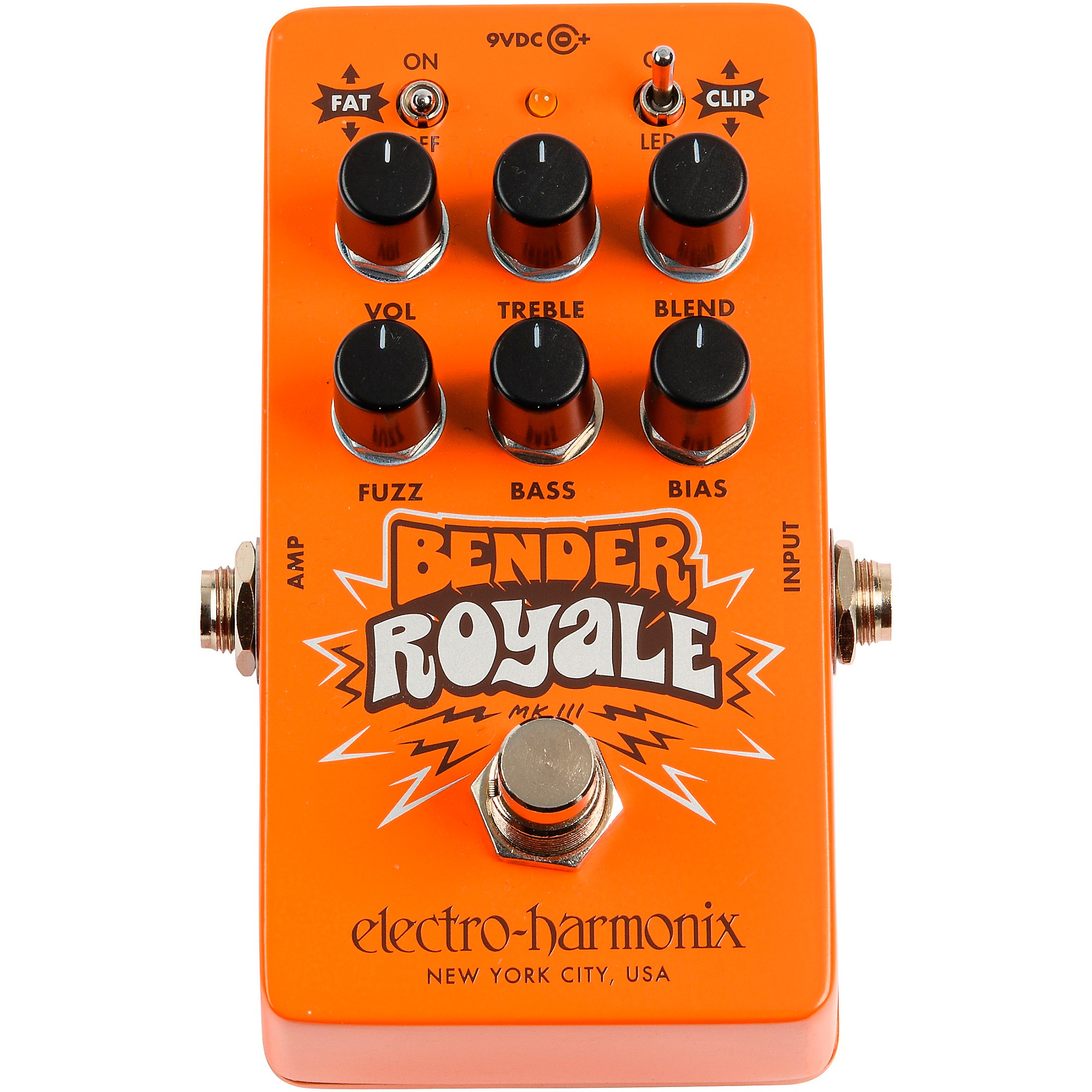 Electro-Harmonix Bender Royale Germanium Fuzz Effects Pedal