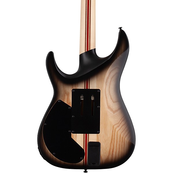 Schecter Guitar Research C-1 FR-S Pale Moon Electric Guitar - Natural Satin with Black Burst