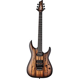 Schecter Guitar Research C-1 FR-S Pale Moon Electric Guitar - Natural Satin with Black Burst