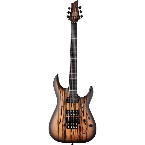Schecter Guitar Research C-1 FR-S Pale Moon Electric Guitar - Natural Satin with Black Burst