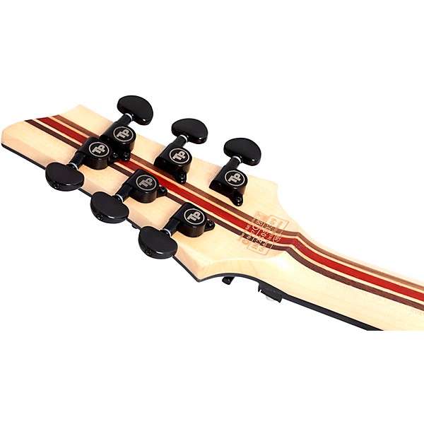 Schecter Guitar Research C-1 FR-S Pale Moon Electric Guitar - Natural Satin with Black Burst