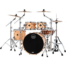 Mapex Saturn VI Rock 4-Piece Shell Pack With 22" Bass Drum Exotic Natural Burl
