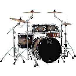 Mapex Saturn VI Rock 4-Piece Shell Pack With 22" Bass Drum Black Ink Burst