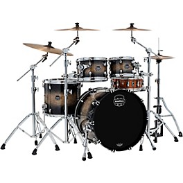 Mapex Saturn VI Rock 4-Piece Shell Pack With 22" Bass Drum Black Ink Burst