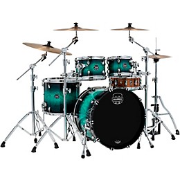 Mapex Saturn VI Rock 4-Piece Shell Pack With 22" Bass Drum Marine Teal Burst