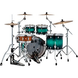 Mapex Saturn VI Rock 4-Piece Shell Pack With 22" Bass Drum Marine Teal Burst
