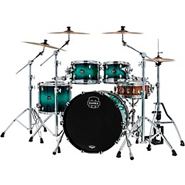 Mapex Saturn VI Rock 4-Piece Shell Pack With 22" Bass Drum Marine Teal Burst