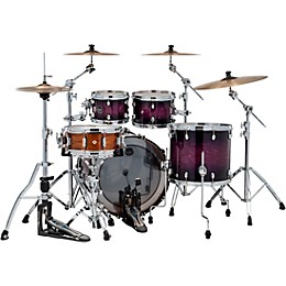 Mapex Saturn VI Rock 4-Piece Shell Pack With 22" Bass Drum Royal Purple Burst