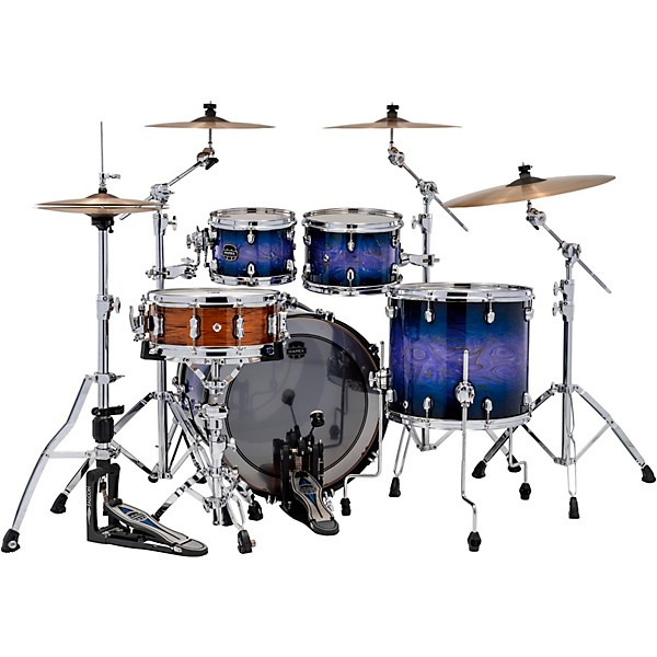 Mapex Saturn VI Rock 4-Piece Shell Pack With 22" Bass Drum Cobalt Burst