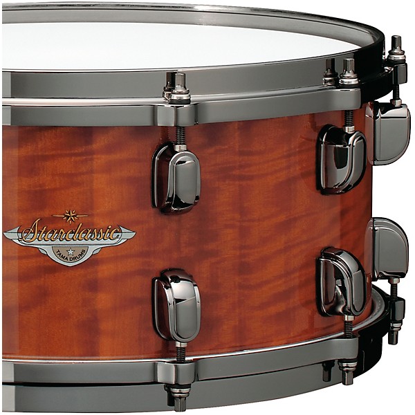 TAMA Starclassic Bubinga Snare Drum - 14 x 6.5 in. Gloss African Cherry