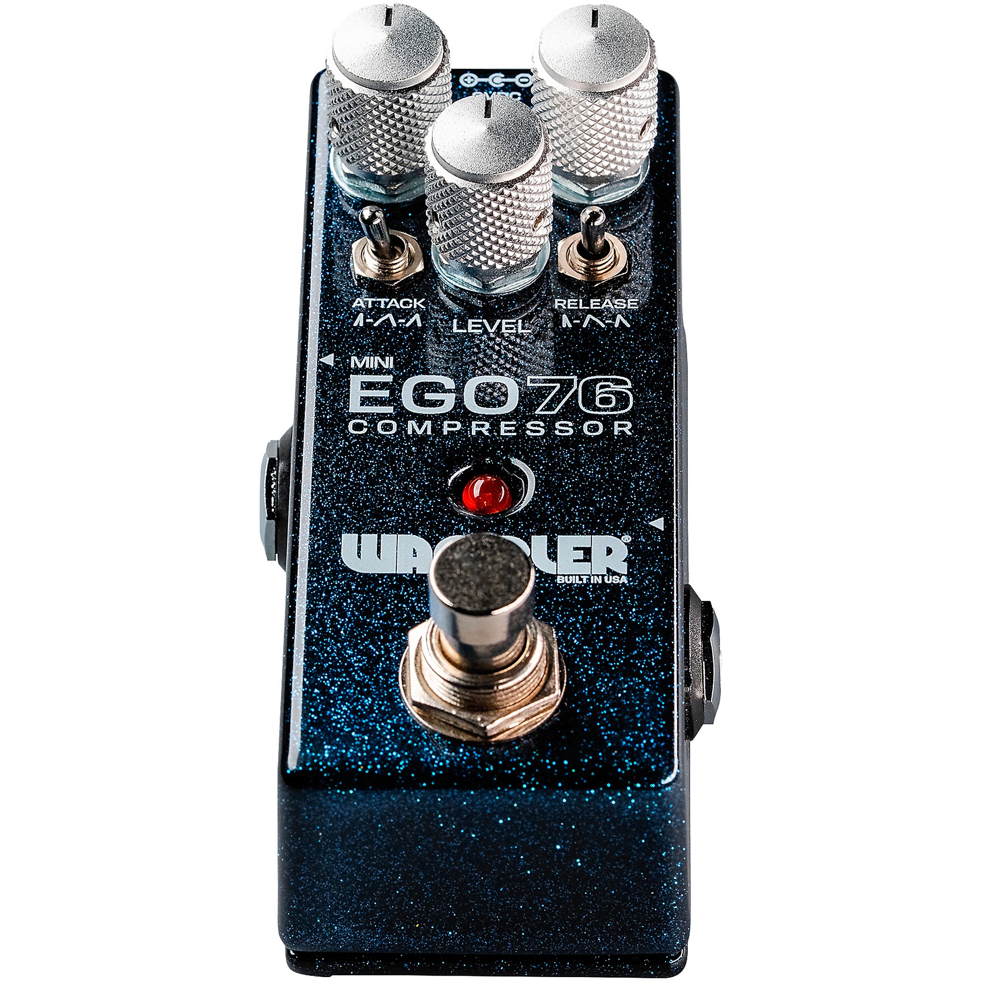 Wampler Mini Ego 76 Compressor Effects Pedal Blue Sparkle | Guitar