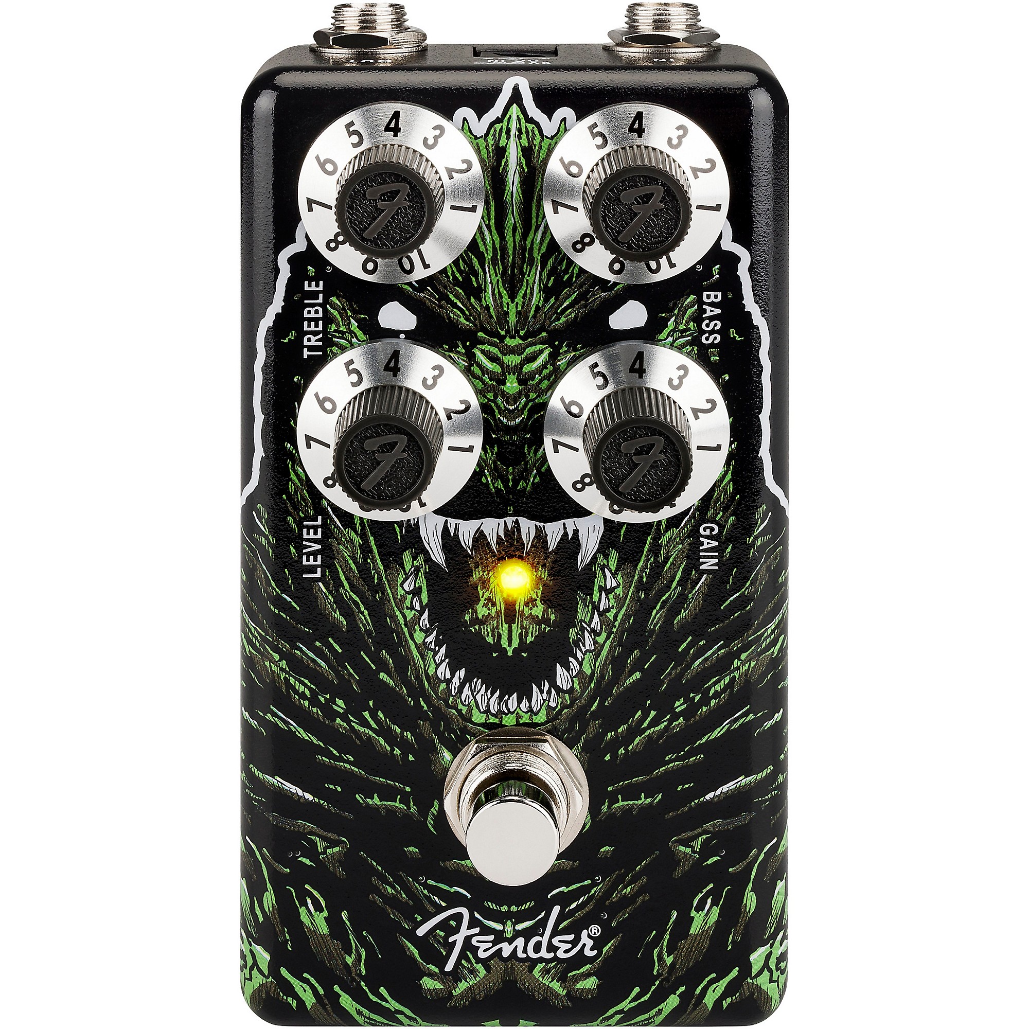 Fender Godzilla Distortion Pedal - Black and Green | Guitar Center