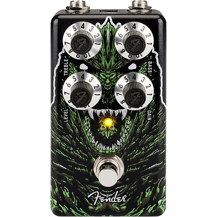 Electro-Harmonix Hell Melter Distortion Effects Pedal Black and