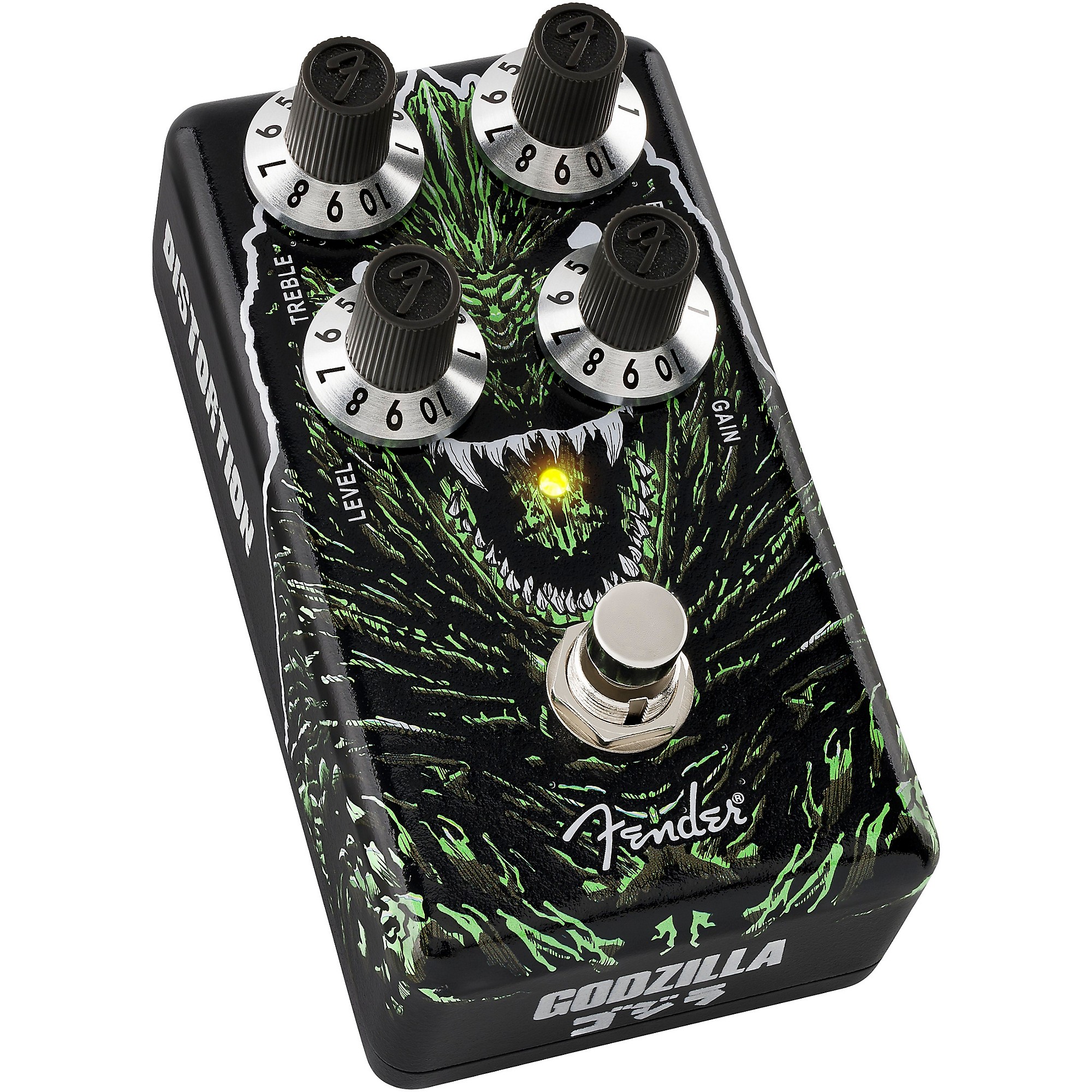 Fender Godzilla Distortion Pedal - Black and Green | Guitar Center