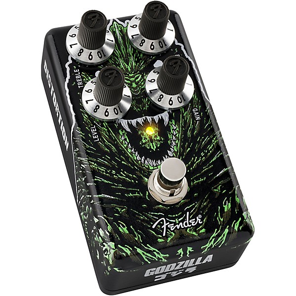 Fender Godzilla Distortion Pedal - Black and Green