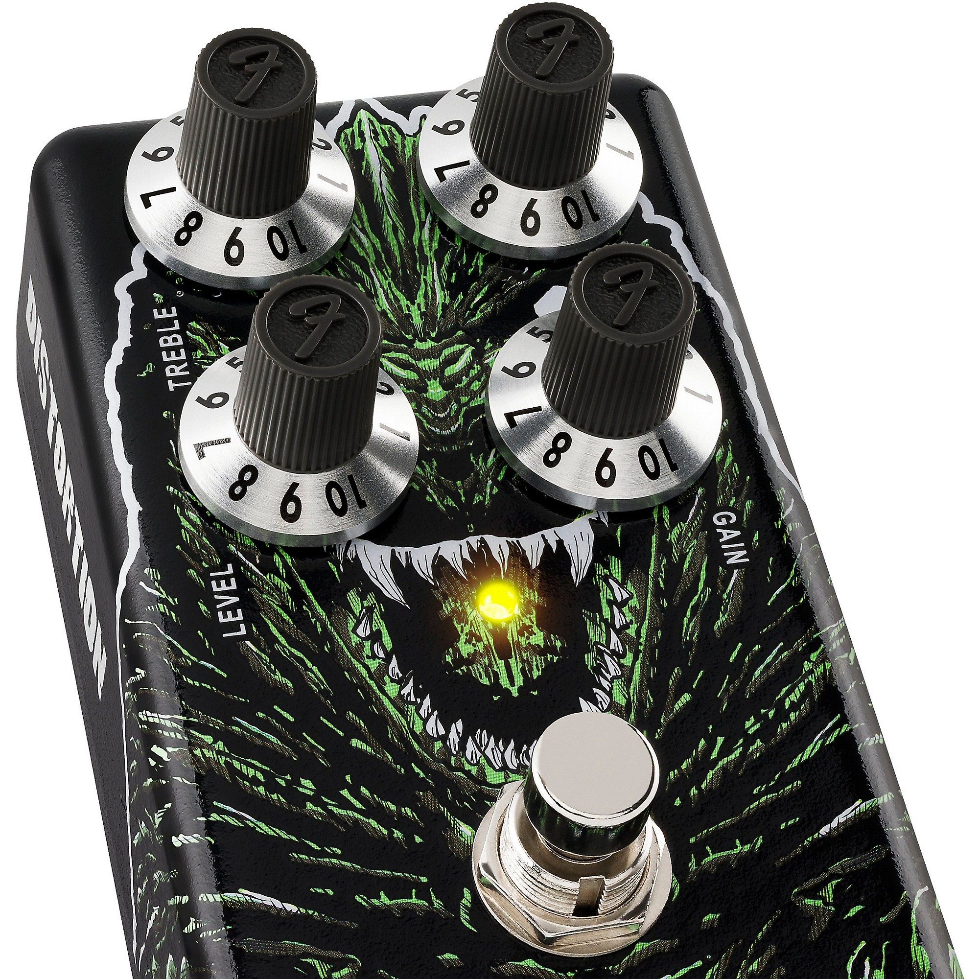 Fender Godzilla Distortion Pedal - Black and Green | Guitar Center
