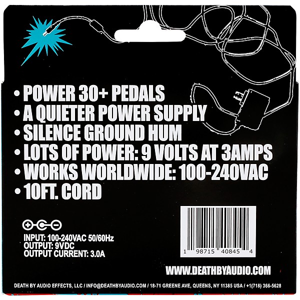 Death By Audio Raw Power Pedal Power Supply