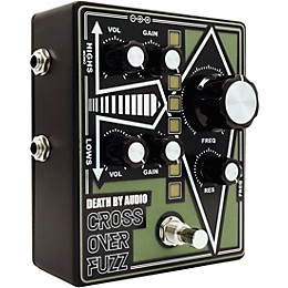 Death By Audio Crossover Fuzz Pedal - Black and Green