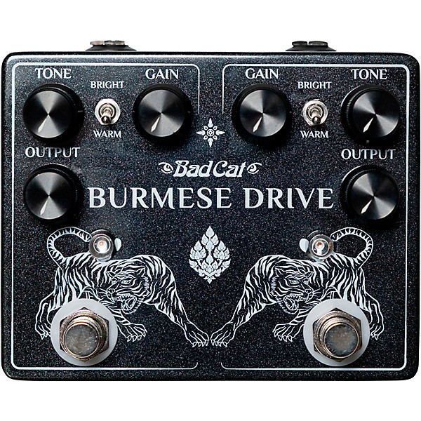 Bad Cat Burmese Drive Dual Vintage Overdrive Effects Pedal - Black