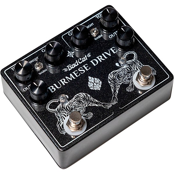 Bad Cat Burmese Drive Dual Vintage Overdrive Effects Pedal - Black