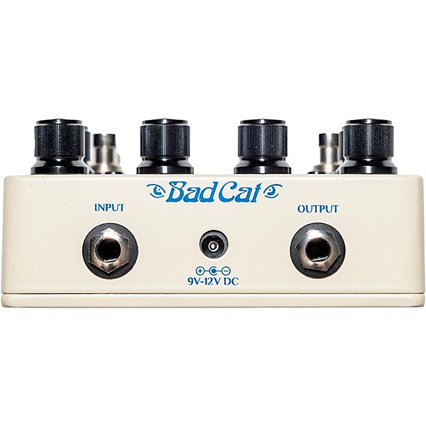 Bad Cat Siamese Drive Dual Harmonic Overdrive Effects Pedal - White